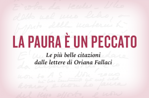 La paura è un peccato, di Oriana Fallaci